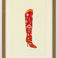 Susan Fothergill - "Baby's Boot I" - Silkscreen Print on Paper