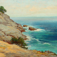 Courtland L. Butler - Rocky Shoreline - Oil on Canvas
