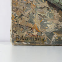 Paul Van Der Ven - Untitled Wheelbarrow - Oil on Canvas