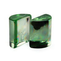 BLENKO Clear Half-Moon Bookends - Set of 2