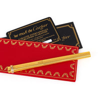 CARTIER Gold Plated Vendome Trinity Ballpoint Pen