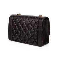 CHANEL Diana Flap Bag - Black Lambskin