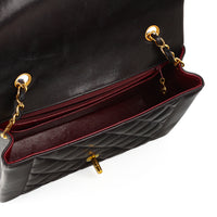 CHANEL Diana Flap Bag - Black Lambskin