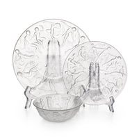 CONSOLIDATED GLASS Martele Dancing Nymph - 23 Pieces