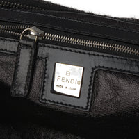 FENDI FF Wool Hobo Shoulder Bag - Grey