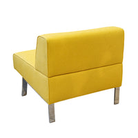 PAIR STUDIO TK Spectrum Chairs Yellow Upholstery