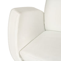 GLOBAL FURNITURE Kate Armchair - White Vinyl