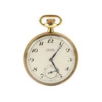 GRUEN 14K Yellow Gold Verithin Pocket Watch