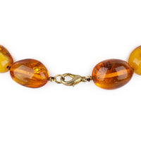 Graduated Large Mixed Amber Bead Necklace