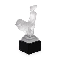 H. HOFFMAN Art Deco Female Nude with Lion Car Mascot Figurine