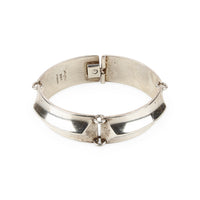 HANS HANSEN Sterling Silver Ridged Link Bracelet