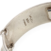 HANS HANSEN Sterling Silver Ridged Link Bracelet