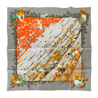 HERMÈS Silk Scarf - Marché Flottant du Lac Inlé