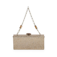 JUDITH LEIBER Minaudière - Gold Crystal