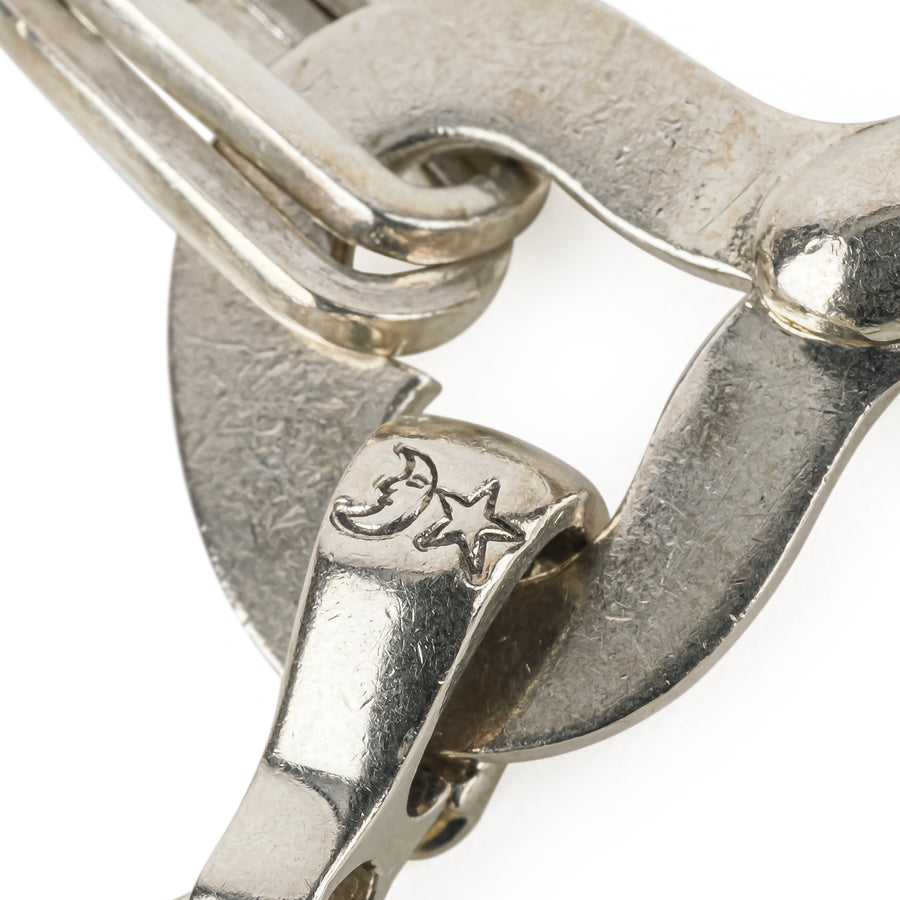 KIESELSTEIN CORD Sterling Silver Lock Key Charm Bracelet