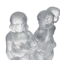 LALIQUE Luxembourg Cherubs Figurine
