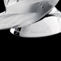 LALIQUE Sparrow Singing Figurine