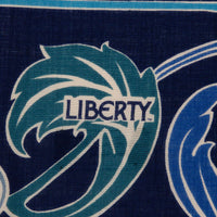 LIBERTY Wool Shawl - Blue Arts & Crafts