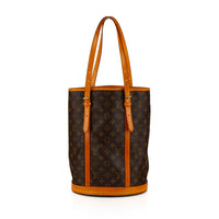 LOUIS VUITTON Monogram Canvas Bucket Bag GM