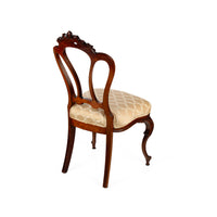 Louis Philippe Carved Occasional Chairs - Set of 2