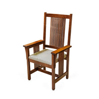 PINE CREEK Mission Oak Dining Table & 6 Chairs