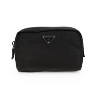 PRADA Tessuto Makeup Bag - Black