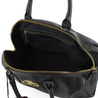ROBERTO CAVALLI Handbag - Black Leather & Suede