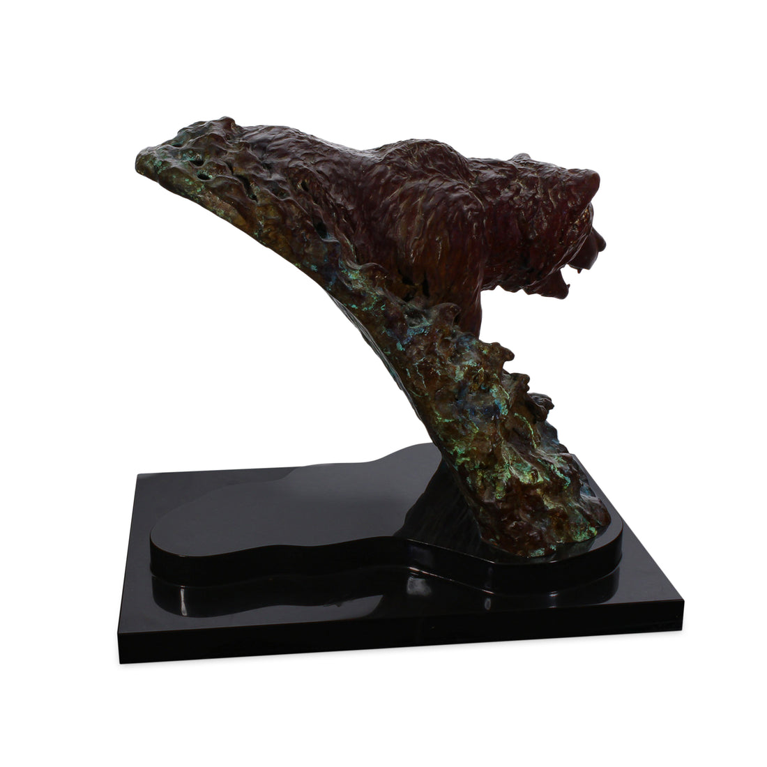 Richard Stanley - "The Long Wait" - Bronze Sculpture with Polished Stone Base