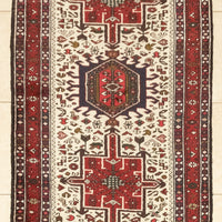 Hand-Knotted Wool Runner 11'6" x 2'8"
