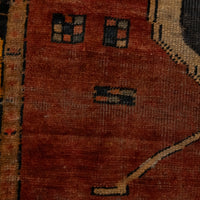 Hand-Knotted Wool Kurdish Rug 7'1" x 4'9"
