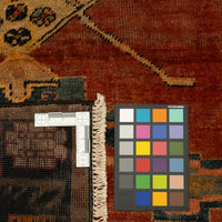 Hand-Knotted Wool Kurdish Rug 7'1" x 4'9"