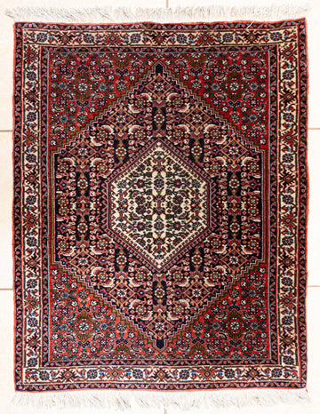 Hand Knotted Wool Persian Rug 3'6" x 2'5"