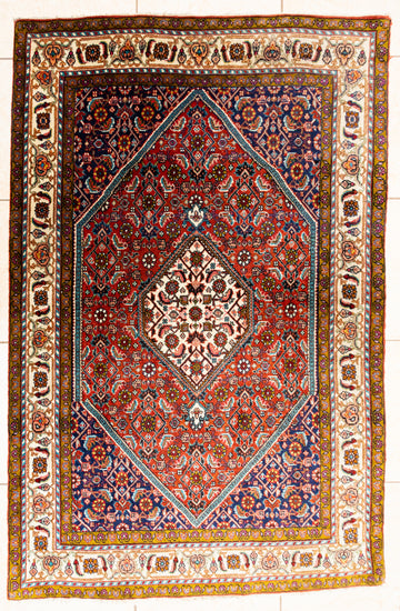 Hand Knotted Wool Tabriz Parvizian Rug          6' x 3'10"