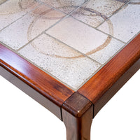 SALLINGBOE Rosewood & Tile Side Table