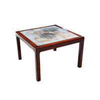 SALLINGBOE Rosewood & Tile Side Table