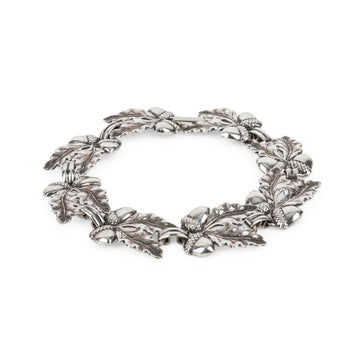 SMIBO Sterling Silver Oak Acorn Bracelet