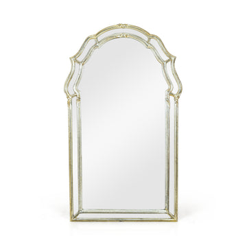 Silver Gilt Arch Top Mirror