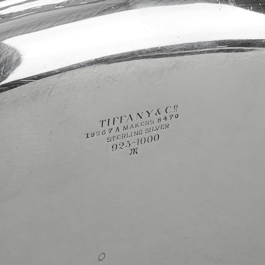 TIFFANY & CO Shell & Scroll Sterling Platter/Tray