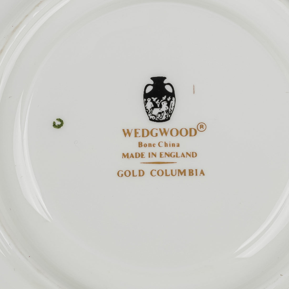 WEDGWOOD Gold Columbia Cream Soup & Saucers -Set of 8 17pcs