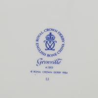 ROYAL CROWN DERBY Grenville A1303 9 Place Settings Plus Extras