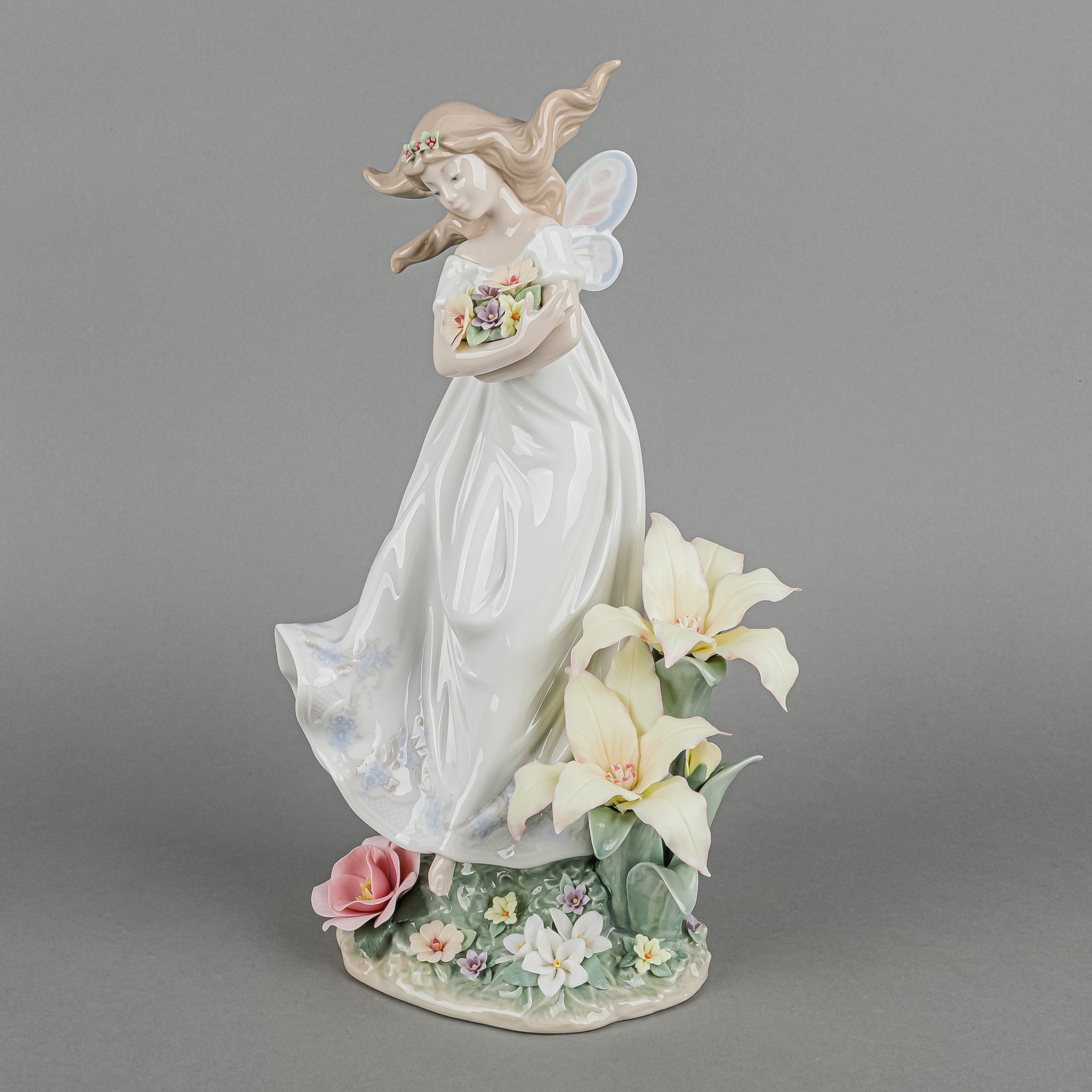 LLADRO 美品　大型 LLADRO Figurine Mystical Garden 6686 - Around The Block
