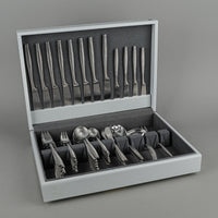 DANSK Variation VI Stainless Steel Flatware 8 Place Settings Plus Extras