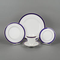 ROYAL WORCESTER Howard Blue 8 Place Settings Plus Extras