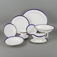 ROYAL WORCESTER Howard Blue 8 Place Settings Plus Extras