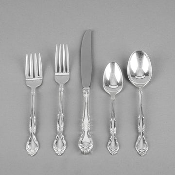 COMMUNITY PLATE Affection Silver Plate Flatware 12Place Settings & Extras