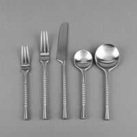 DANSK Jette Stainless Steel Flatware 12 Place Settings Plus Extras