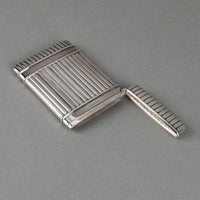 CHRISTOFLE Sterling Silver Ribbed Card Holder