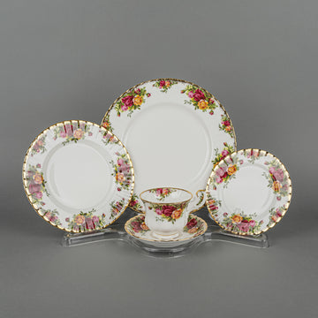 ROYAL ALBERT Old Country Roses 9 Place Settings & Extras