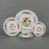 AYNSLEY Famille Rose 9 Place Settings Plus Extras