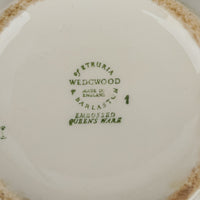 WEDGWOOD Blue On White Embossed Queens Ware Tea & Coffee Service 7 Pieces